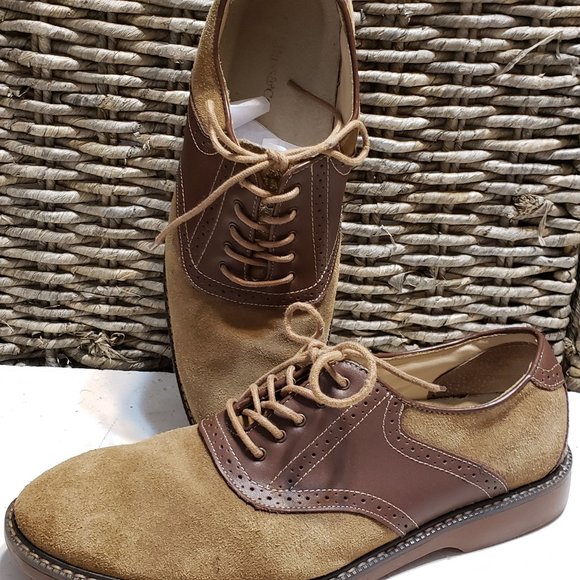 G.H. Bass & Co. Other - GH Bass Men's Suede & Leather Pomona Saddle Shoe